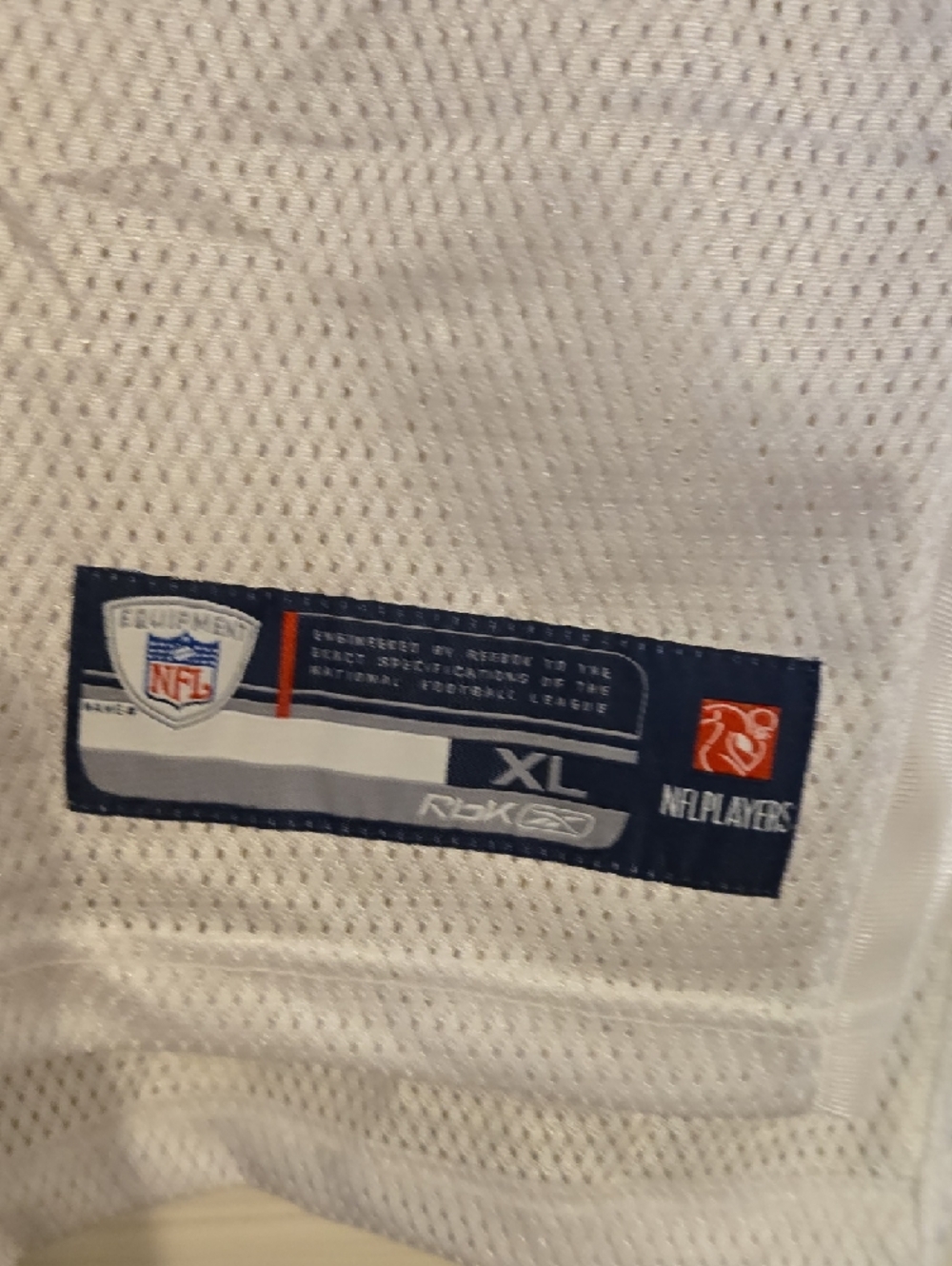 NFL White and Red #10 Football Jersey - Giants Style - Picture 3 of 4